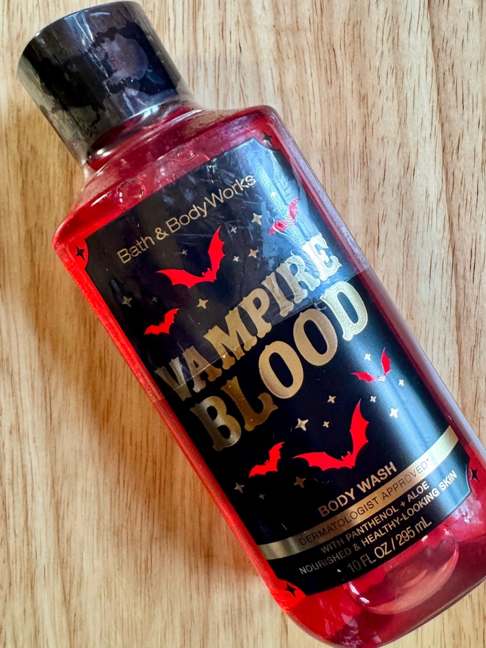 Bath & Body Works Vampire Blood Red and Black Body Wash